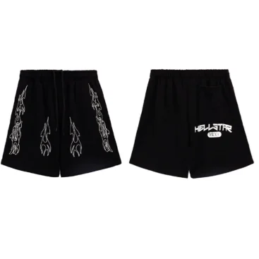 Hellstar Couple Cotton Shorts Black